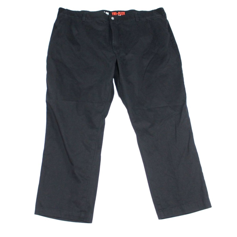 Lee Men Black Pants Tri-Relax Casual Chino Size 40X29
